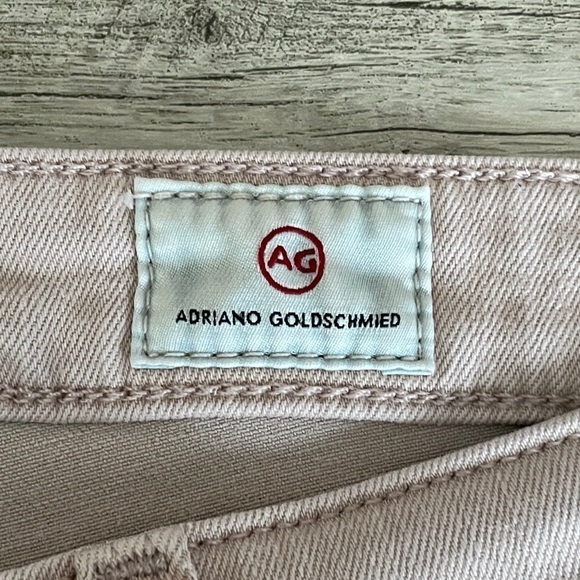 AG Adriano Goldschmeid The Legging Super Skinny Blush Pink Ankle Jeans Size 25 - Picture 9 of 11